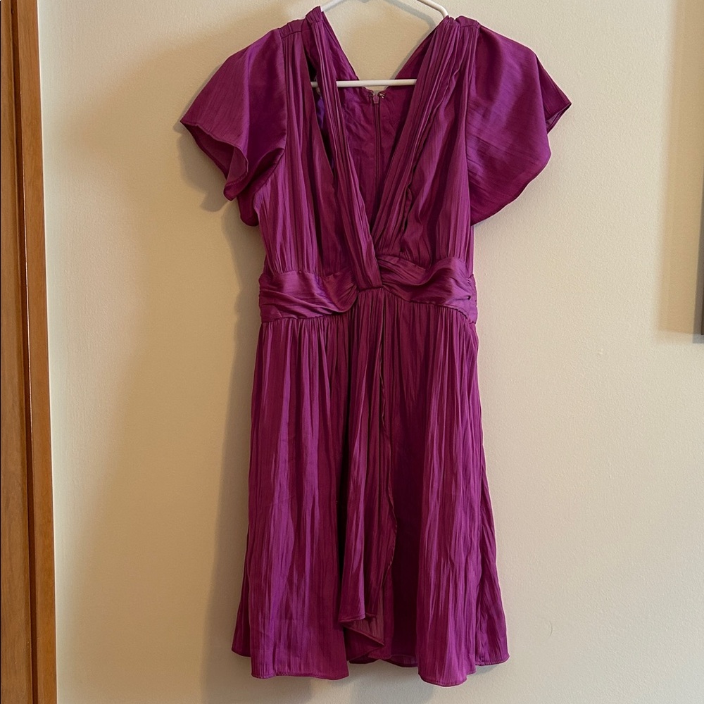 Anthropologie Fuchsia Mini Dress